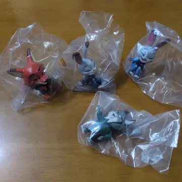 주토피아 Hahaha 닉, 주디, 나란히 서는 파우버트 세트