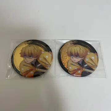 귀멸의 칼날 무한성편 제1장 아카자 재래 글리터 캔뱃지 아가츠마 젠이츠