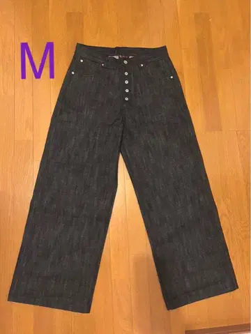 9/s project BUTTON FLY DENIM - BLACK M