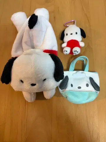 산리오 포차코 묶음 판매 펜 케이스 키링