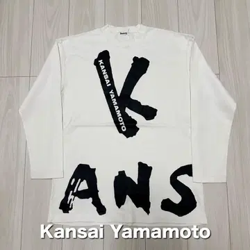 [레어] KANSAI YAMAMOTO 긴팔 티셔츠 화이트