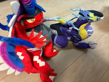 포켓몬 센터 미라이돈 코라이돈 봉제 인형 2체 세트