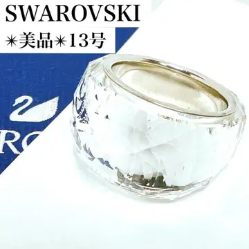 새상품급 스와로브스키 55/13호 반지 닐바나 클리어 크리스탈