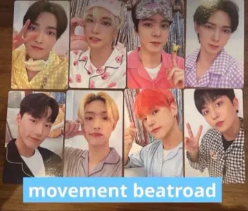 ateez movement beatroad 파자마 트레이딩 카드 컴플리트