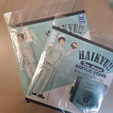하이큐 오이카와 토오루 이와이즈미 하지메 뒤돌아보기 전신 아크릴 스탠드