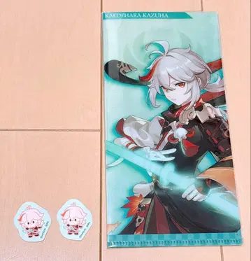 원신 카에데하라 카즈하 GIGO 클리어 파일 minini 스티커
