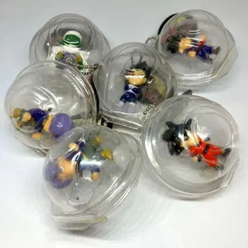 드래곤볼 푸친 마스코트 피규어 캡슐 6개 (전 5종) 세트