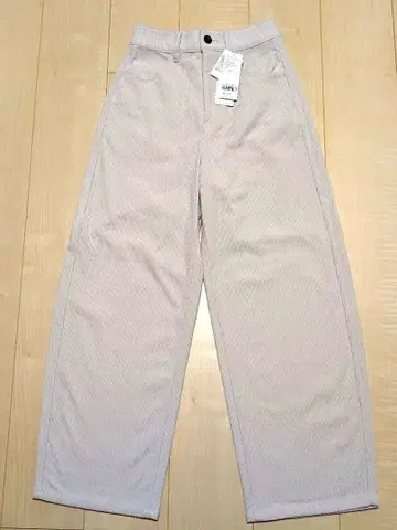 GLOBALWORK 이지케어 코듀로이 와이드 팬츠 S 그레이지