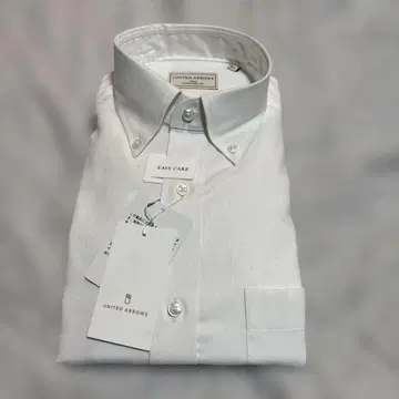 UNITED ARROWS 이지케어 드레스 셔츠 40cm 화이트