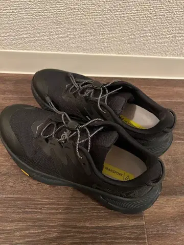 새상품급 HOKA 호카 트랜스포트 여성용 와이드 25cm 블랙