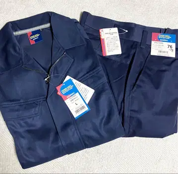 작업복 상하의 세트 L 사이즈 네이비 DAIRIKI