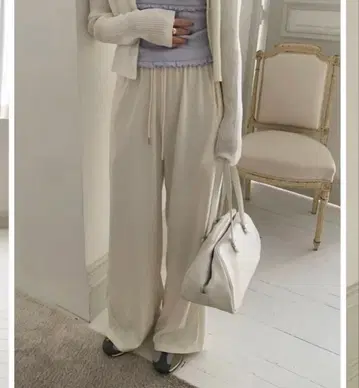 P.Y.T Stay banding pants 아이보리