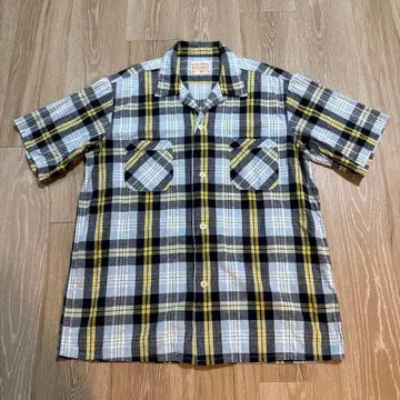 봉쿠라 BONCOURA 오픈 카라 셔츠 반팔 38