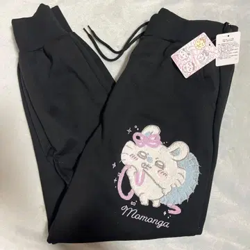 [치이카와] 릴랙싱 팬츠 맨투맨 리본 모몽가 L 사이즈