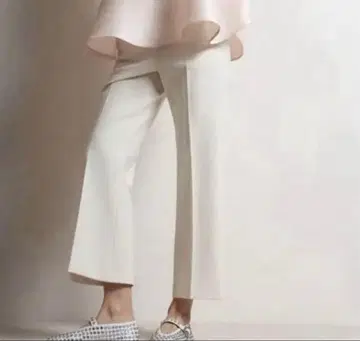 미사용 택 포함 Heve 이지 벨 팬츠 36 에크루