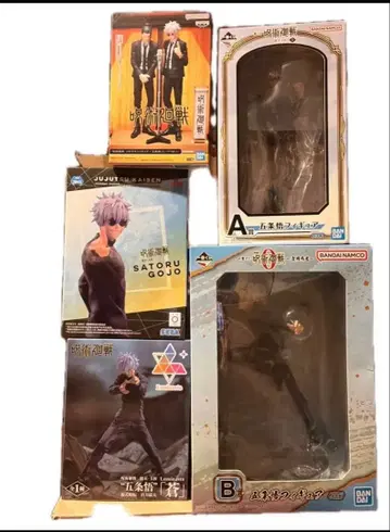 주술회전 고죠 사토루 피규어 제일복권 프라이스 5점 미개봉 A상 B상