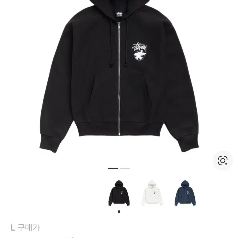 Stussy Toronto Chapter Hooded Zip-up Black S | Bunjang Global