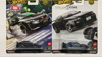 핫휠 체이스 시빅 타입R GT-R R34 묶음 판매