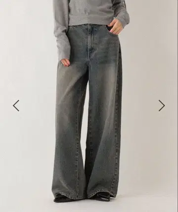 Heather 2WAY 데님 와이드 팬츠