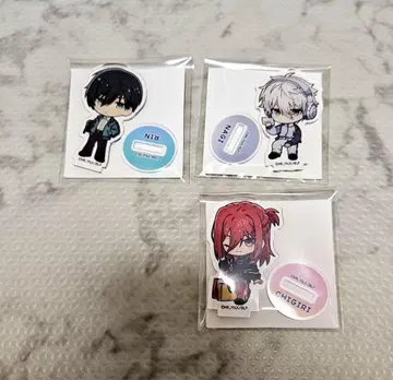 블루 록 블루 록 마네키네코 미니 아크릴 스탠드 나기 린 치기리 세트