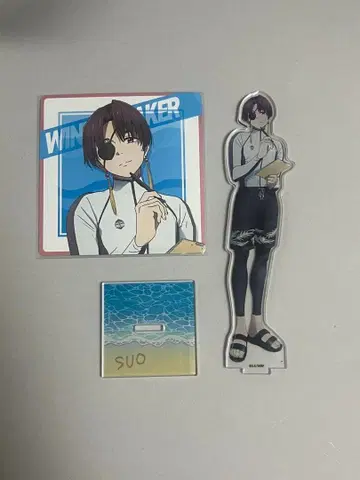 WIND BREAKER 마네키네코 아크릴 스탠드 소방준비 코스터