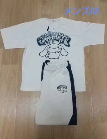 가격 인하 택 포함 아베일 시나모롤 상하의 세트 남성용 M