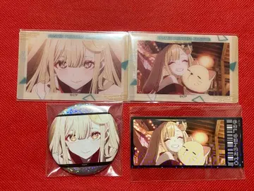 초 카구야 공주 클리어 카드 캔뱃지 장면 사진 스티커 카구야