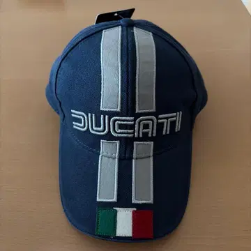 [Ducati] 스트라이프 캡 네이비