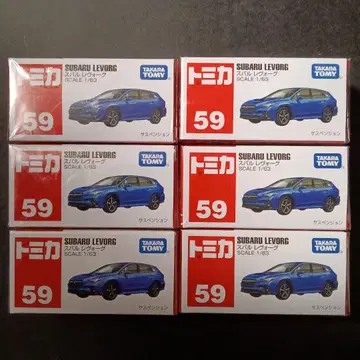 에어캡 포장 토미카 스바루 레보그 빨간 상자 59 승용차