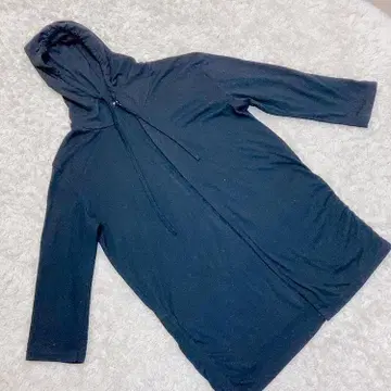 새상품급 MK 미쉘클랑 후드티 46 블랙 후드 겉옷 가디건