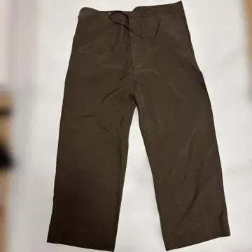 26SS 실크 워크 이지 팬츠 에스프레소 밑단 기장 수선 완료