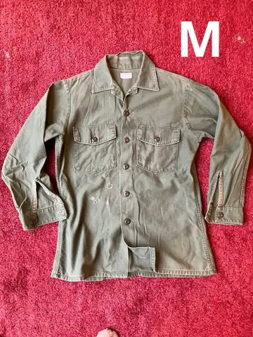 US ARMY 유틸리티 셔츠 70s OG107 베이커 셔츠 미군 실물