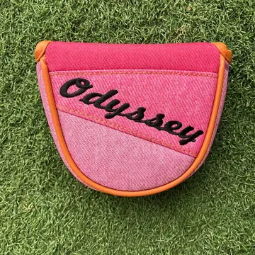 새상품급 ODYSSEY 오딧세이 퍼터 커버 말렛 타입 핑크