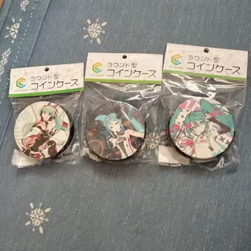 하츠네 미쿠 코인 케이스 3개 세트 레이싱 미쿠