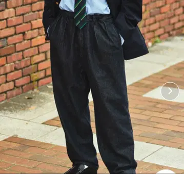 NAUTICA/노티카 빈티지 투 턱 데님 트라우저