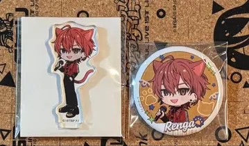 에이트리 니시조노 렌가 마네키네코 콜라보 아크릴 스탠드 캔뱃지