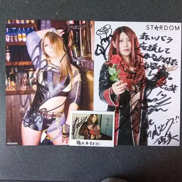 STARDOM 와타나베 모모 하야시시미 포트레이트 세트