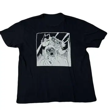 Vader x Muta Tee 아트 프린트 블랙 T셔츠 애니메이션