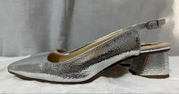 파비오 루스코니 실버 슬링백 샌들