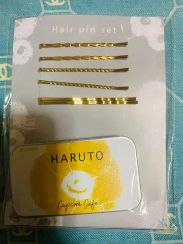 캡콤 카페 x 갇혀버린 파르마 시리즈 3주년 캔 헤어핀 하루토