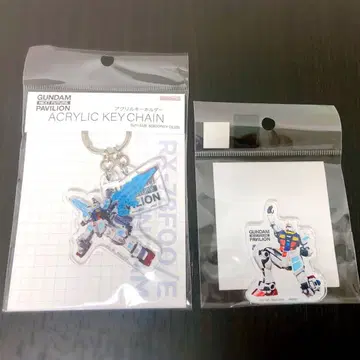 오사카 만박 건담 아크릴 키링 아크릴 마그넷 2개 세트