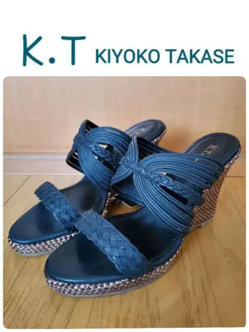 K.T KIYOKO TAKASE 웨지솔 뮬 L 샌들