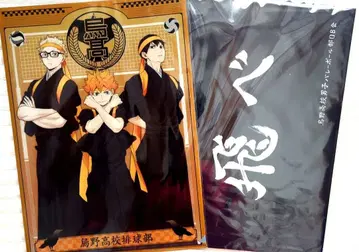 하이큐 카라스노 클리어 파일 2장 세트 일본 의류 응원단 가로막