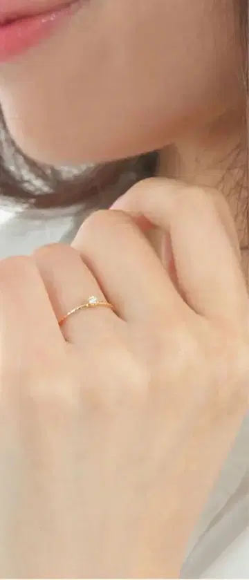 10금 10k 핑크 골드 14호 반지