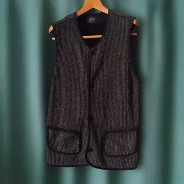 BARNS 반스 비치 크로스 아메카지 스트라이프 베스트 38