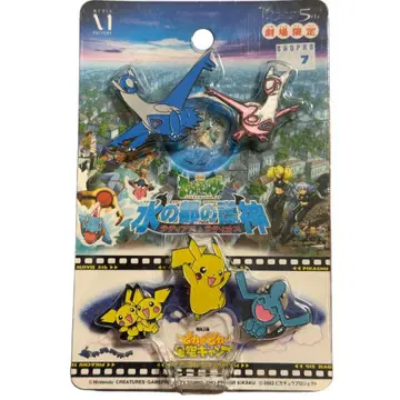 [ 미개봉 ] 포켓몬스터 극장판 한정 핀 배지 세트