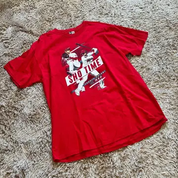 NEW ERA 오타니 쇼헤이 MVP T셔츠 XL 레드