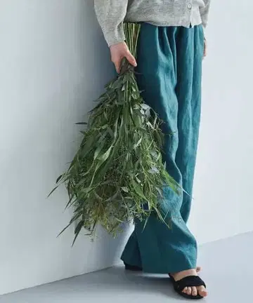 [택 포함 새상품] 린넨 이지 팬츠 어반 리서치 도어스 블루그린