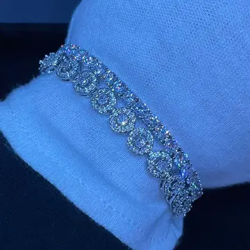 [ 2세트 ] 헤이로 팔찌 & 테니스 팔찌 hiphop 스와로브스키