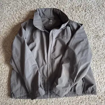 유니클로 윈드프루프 스탠드 블루종 XL